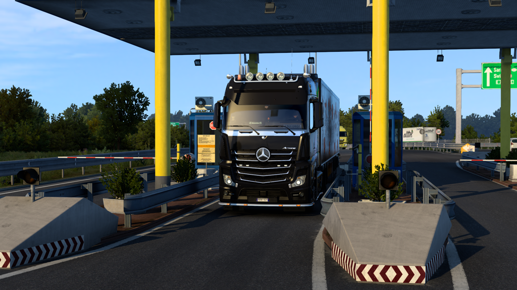 クロアチアの料金所