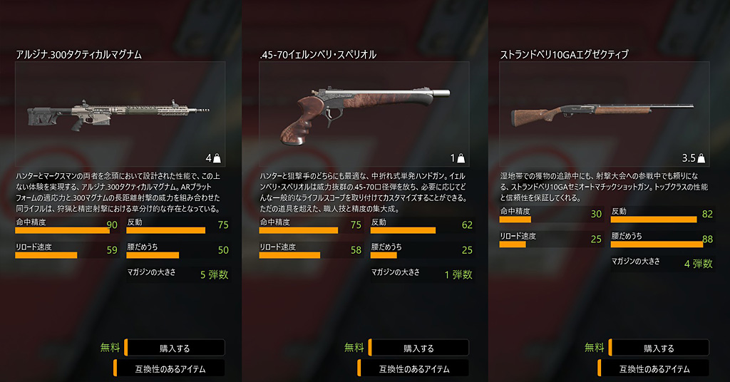 High Caliber Weapon Pack