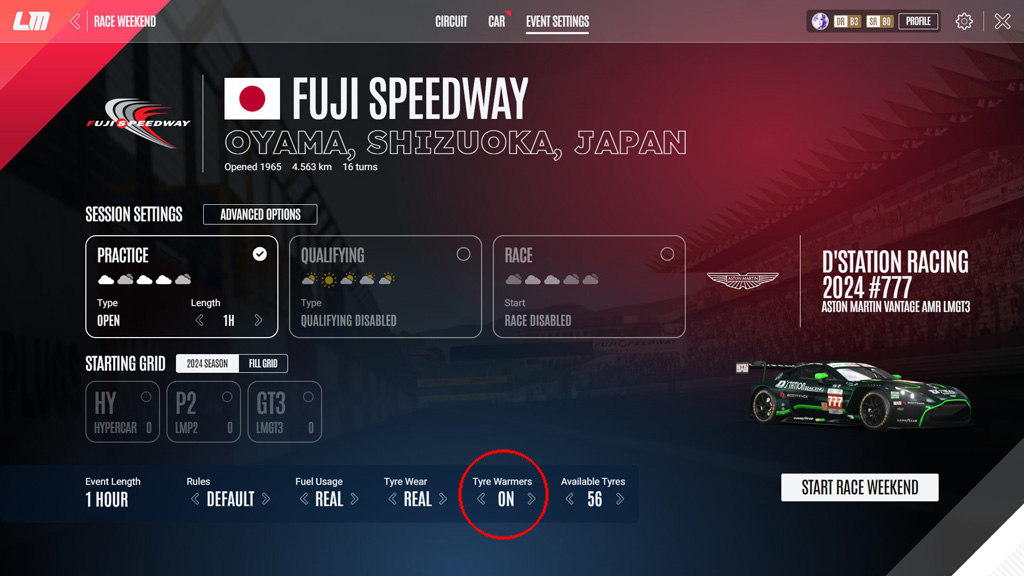 タイヤウォーマー