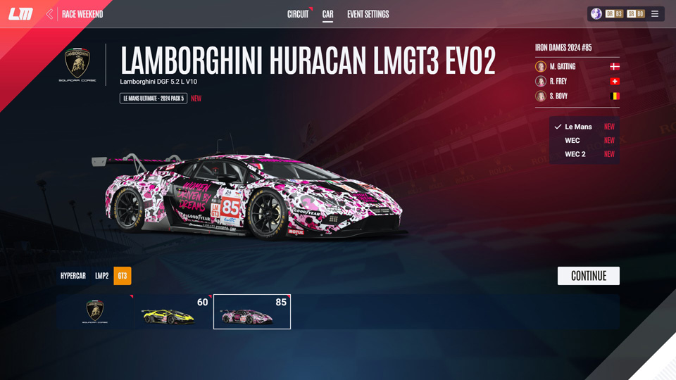 ランボルギーニ ウラカンGT3 Evo2