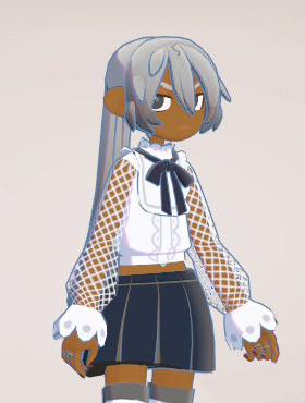 ポニテに変えた