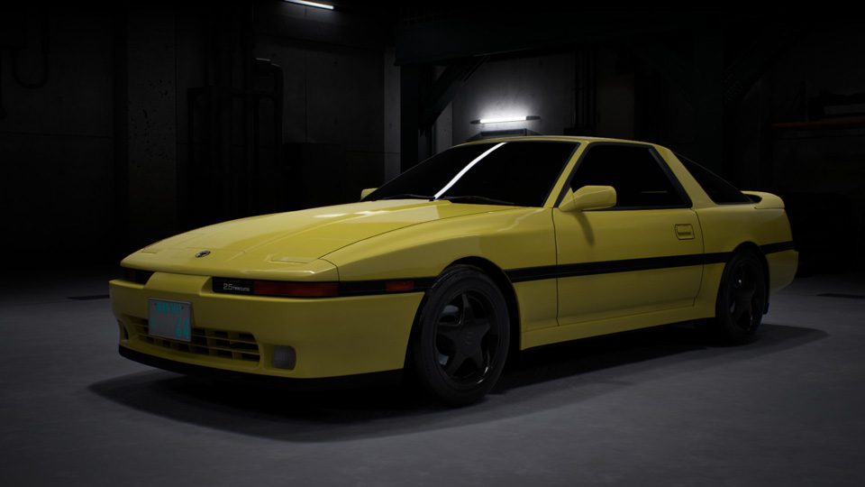 黄色いスープラ