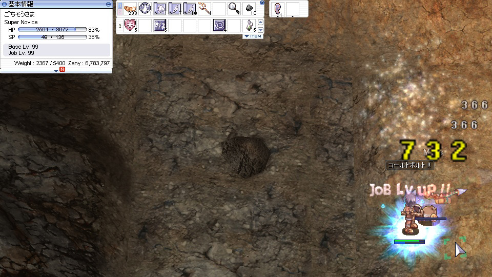 激久しぶりのレベルアップ